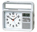 SEIKO セイコー 防災クロック【防災対応多機能 目覚まし時計】手動発電機 懐中電灯ライト AM/FMラジオ 非常用ブザー IPX4 生活防水仕様 KR885...