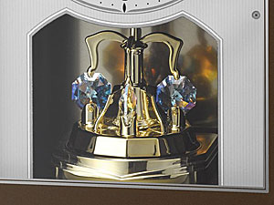 ■CITIZEN シチズン【木枠置時計】クリスタル付き 回転飾り 8RY413-006【楽ギフ_包装選択】 [2]