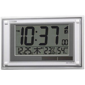 #CITIZEN 　#シチズン　#デジタル　#電波時計#掛置兼用　#温湿度表示　#8RZ189-003【楽ギフ_包装選択】