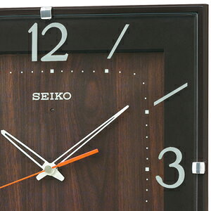 ■SEIKO セイコー 電波掛時計【ナチュラルスタイル】濃茶 KX398B [代引不可]【楽ギフ_包装選択】 [2]