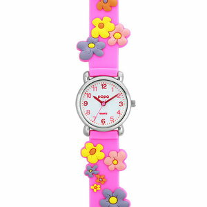 ■サンフレイム【キッズウォッチ　フラワー　お花】子供用　ピンク　TCL18-PI　 [代引不可]【楽ギフ_包..