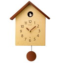 ピロンディーニ Pirondini クオーツ 掛け時計 木製 鳩時計 (はと時計 カッコー時計) [ART814-7033] グレー イタリア製 インテリア クロック メーカー保証付き