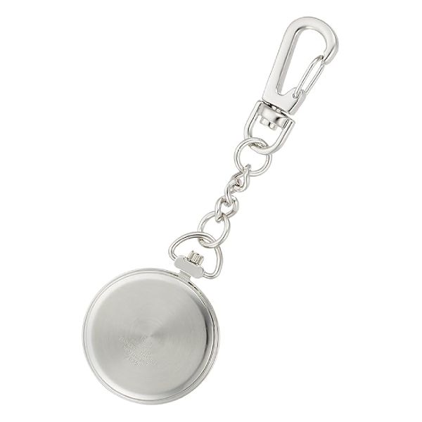 ●シチズン Q&Q 【バッグやベルトに付けられる キーチェーンウォッチ】日本製ムーブメント ポケットウォッチ アナログ 懐中時計 シンプル ナースウォッチ 介護 看護 見やすい 敬老 日常生活用防水 QA72-204【楽ギフ_包装選択】