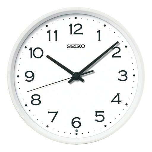 ■SEIKO セイコー【電波掛時計 電波クロック 掛け時計 ウォールクロック】おしゃれ シンプル スタンダード 見やすい コンパクト 静か スイープ 連続秒針 金属枠 白 ホワイト KX268W 【楽ギフ_包装選択】 ■SEIKO セイコー【電波掛時計 電波クロック 掛け時計 ウォールクロック】おしゃれ シンプル スタンダード 見やすい コンパクト 静か スイープ 連続秒針 金属枠 白 ホワイト KX268W 【楽ギフ_包装選択】