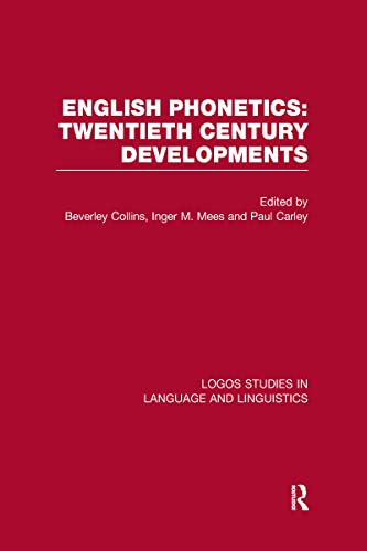 yÁzygpEJizEnglish Phonetics: Twentieth-Century Developments (Logos Studies in Language and Linguistics)