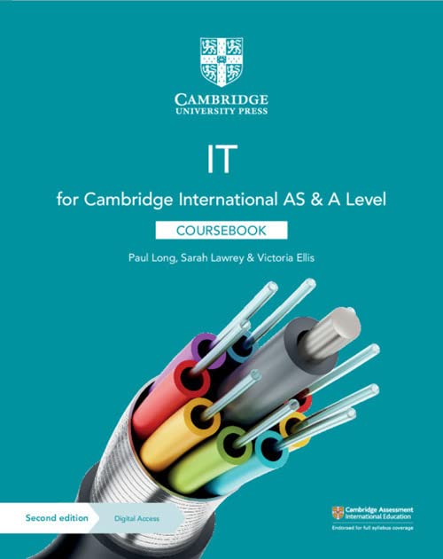 【中古】【未使用 未開封品】Cambridge International AS A Level IT Coursebook with Digital Access (2 Years)