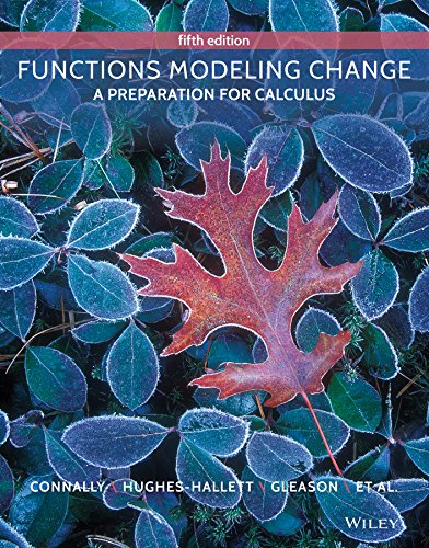 yÁzygpEJizFunctions Modeling Change: A Preparation for Calculus