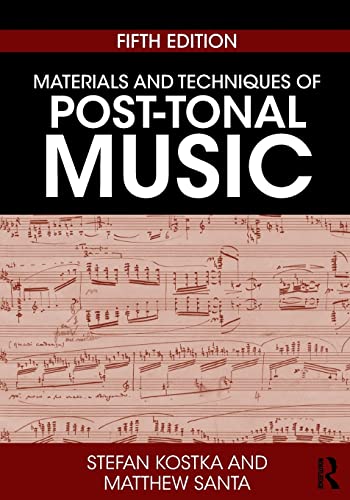 【中古】【未使用 未開封品】Materials and Techniques of Post-Tonal Music