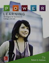 【中古】【未使用・未開封品】Power Learning + Connect: Strategies for Success in College & Life(3)