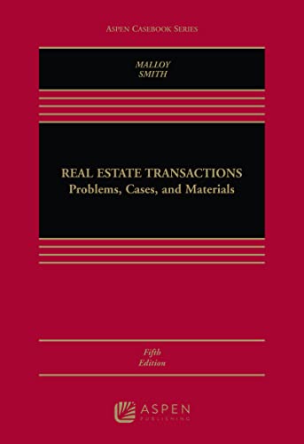 【中古】【未使用・未開封品】Real Estate Transactions: Problems, Cases, and Materials (Aspen Casebook)