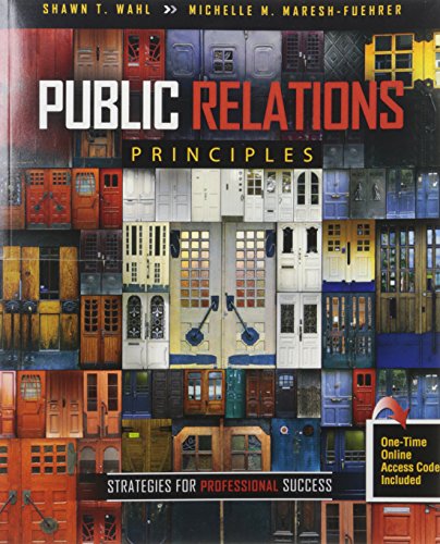 【中古】【未使用・未開封品】Public Relations Principles: Strategies for Professional Success