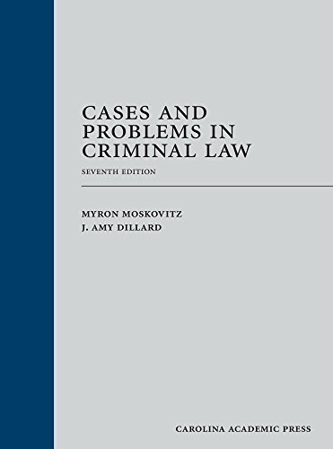 【中古】【未使用・未開封品】Cases and Problems in Criminal Law