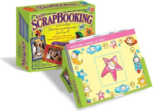 【中古】【未使用 未開封品】Easy Scrapbooking: 2007 Day-to-Day Calendar