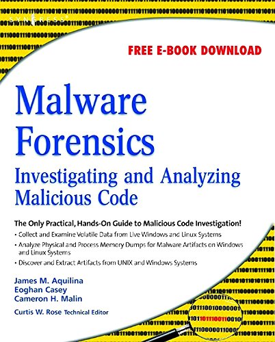 【中古】【未使用・未開封品】Malware Forensics: Investigating and Analyzing Malicious Code