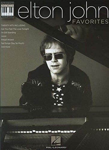 【中古】【未使用 未開封品】Elton John Favorites: Note-for-Note Keyboard Transcriptions (Keyboard Recorded Versions)