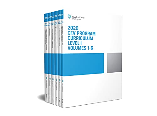 楽天AJIMURA-SHOP【中古】【未使用・未開封品】CFA Program Curriculum 2020 Level I Volumes 1-6 Box Set （CFA Curriculum 2020）