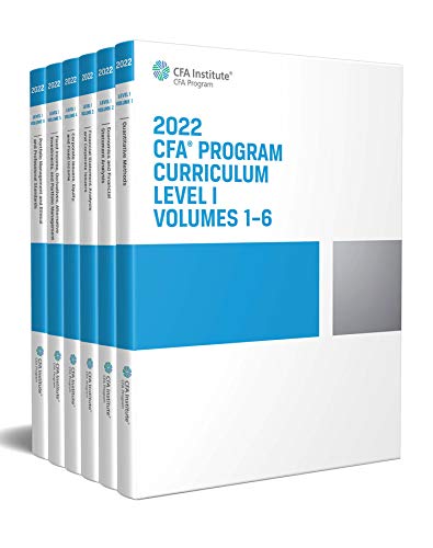 楽天AJIMURA-SHOP【中古】【未使用・未開封品】2022 CFA Program Curriculum Level I Box Set