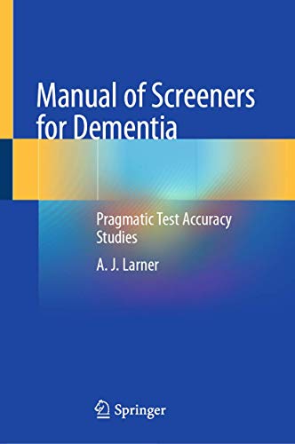 【中古】【未使用・未開封品】Manual of Screeners for Dementia: Pragmatic Test Accuracy Studies