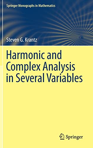 【中古】【未使用 未開封品】Harmonic and Complex Analysis in Several Variables (Springer Monographs in Mathematics)