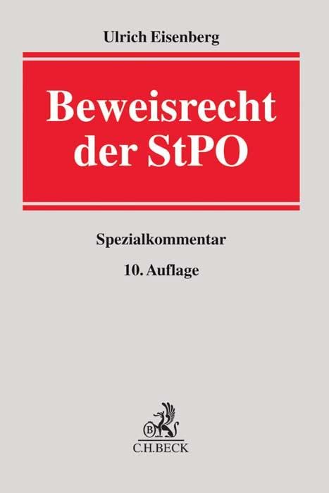 Beweisrecht der StPO: Spezialkommentar