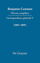 Correspondance 1803-1805 (Quatrieme Periode (1821-1830))