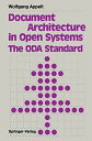 【中古】【未使用・未開封品】Document Architecture in Open Systems: The ODA Standard