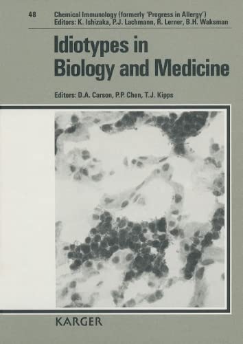 【中古】【未使用・未開封品】Idiotypes in Biology and Medicine (Chemical Immunology)