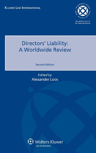 【中古】【未使用・未開封品】Directors' Liability: A Worldwide Review (International Bar Association Series)
