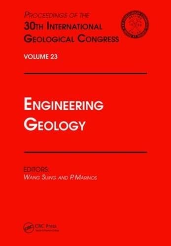 【中古】【未使用・未開封品】Engineering Geology: Proceedings of the 30th International Geological Congress, Volume 23