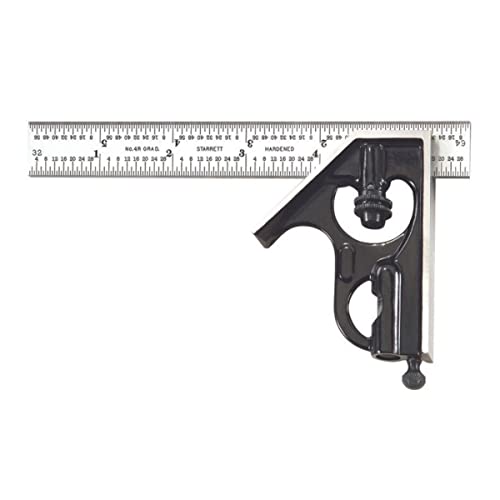 š̤ۡѡ̤ʡStarrett C33H-6-4R 6-Inch Combination Square with Forged and Hardened Steel Head by Starrett