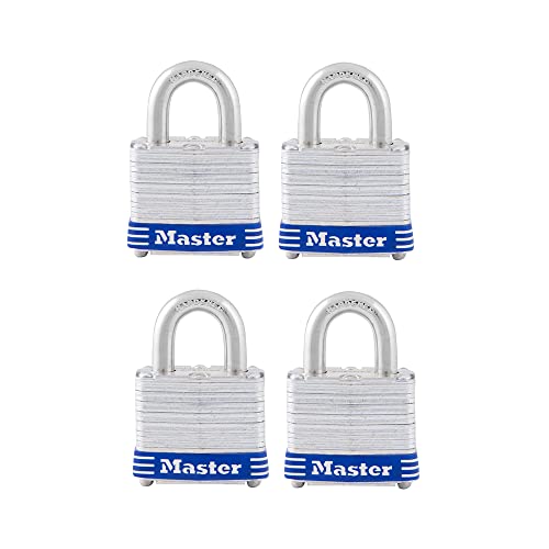 Master Lock3008DKeyed Padlock-4PK 1-1/2" PADLOCK (並行輸入品)