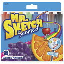 yÁzygpEJiz[~X^[XPb`]Mr. Sketch Scented Watercolor Markers, ChiselTip, Set of 8, Assorted Colors 1905070 [sAi]