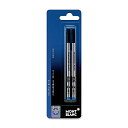 【中古】【未使用・未開封品】Montblanc 替え芯 ローラーボール 中字 パシフィックブルー 2本パック