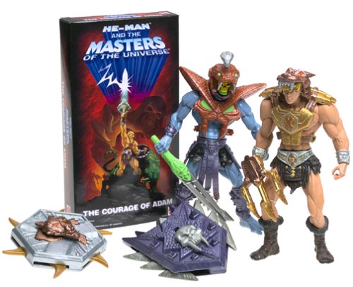 【中古】【未使用・未開封品】MASTERS OF THE UNIVERSE HE-MAN WOLF ARMOR,SKELETOR SNAKE ARMOR AND VIDEO "THE COURAGE OF ADAM BOX SET MIB