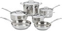 【中古】【未使用・未開封品】クイジナート ステンレス鍋10点セット Cuisinart Chef's Classic Stainless 10-Piece Co...