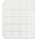 【中古】【未使用・未開封品】クリアファイル ? コイン&スライドページ 3リングバインダー用 ? ポリアーカイブセーフプラスチック ? 25パック ? 21B