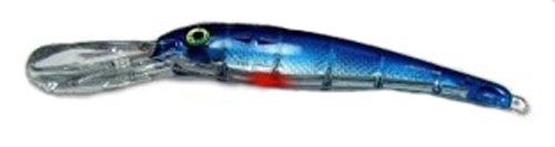 š̤ۡѡ̤ʡMann's Bait Company Giganticus 50+ Fishing Lure (Pack of 1), 300mls, Blue Back Mylar