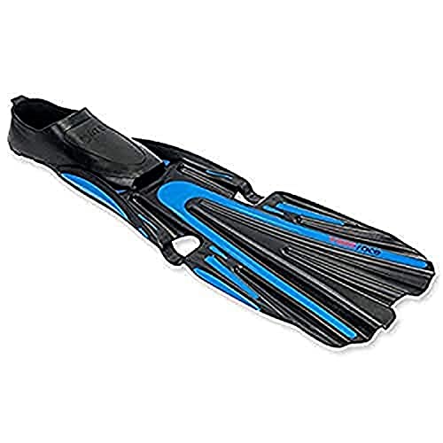 【中古】【未使用・未開封品】Mares Volo Race Full Foot Scuba Diving Fins, Black/Blue, Size 5-6