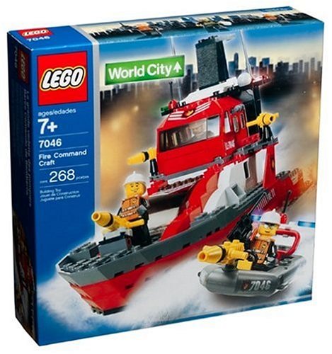 š̤ۡѡ̤ʡLego City Fire Rescue Fire Command Craft (7046)