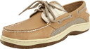 【中古】【未使用・未開封品】Sperry Men's Billfish 3-Eye Boat Shoe, Tan/Beige, 10 W US