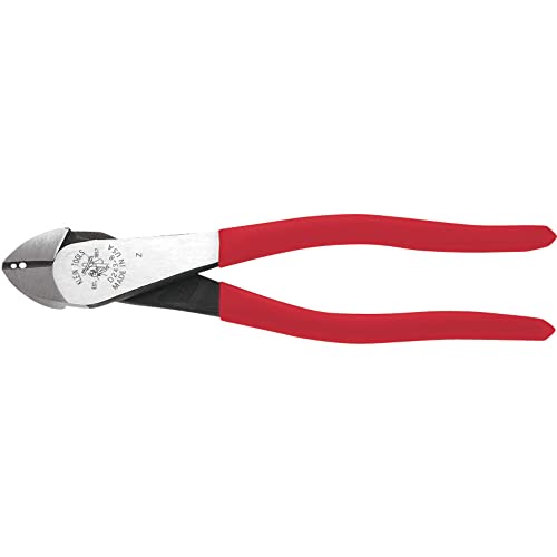 Klein Tools D243-8 8-Inch High-Leverage Diagonal-Cutting Pliers-Stripping Holes by Klein Tools