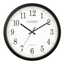 【中古】【未使用 未開封品】La Crosse Technology WT-3143A-INT 14-Inch Atomic Wall Clock, Black by La Crosse Technology