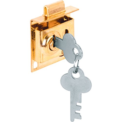 Prime-Line Products S 4049 Mail Box Lock, Keyed, 5/16-Inch Bolt, Brass Plated by Prime-Line Products
