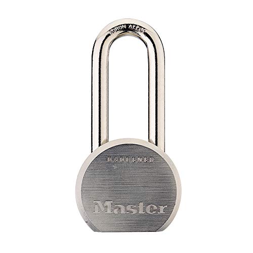 (2" Shackle) - Master Lock 930DLHPF High Security Keyed Different Padlock with 5.1cm - 1.3cm Solid Steel Body, 5.1cm Shackle