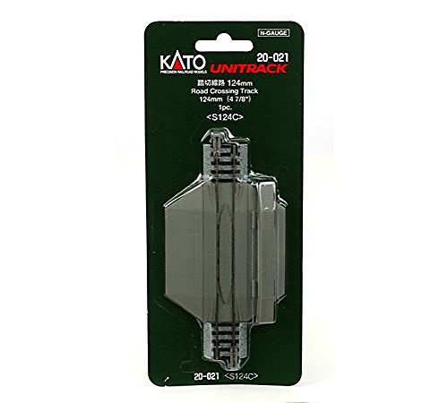 【中古】【未使用・未開封品】KATO Nゲージ 踏切線路 124mm 単・複線兼用 1本入 20-021 鉄道模型用品