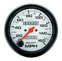 【中古】【未使用・未開封品】Auto Meter 5893 Phantom In-Dash 機械式スピードメーター 3.4インチ