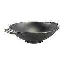 【中古】【未使用・未開封品】Lodge p14?W3?14?pre-seasoned Cast Iron Wok