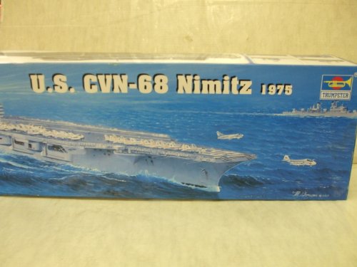 【中古】【未使用・未開封品】トランペッター 1/350 米海軍 空母 CVN-68 ニミッツ プラモデル