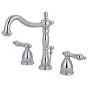 【中古】【未使用・未開封品】Kingston Brass KB1971AL Heritage Widespread Lavatory Faucet, Polis...