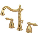 【中古】【未使用・未開封品】(Polished Brass) - Kingston Brass KB1972AL Heritage Widespread Lav...